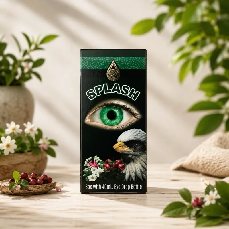 Splash Herbal Eye Drops 40 mL | Botanical Eye Care Formula | Daily Use