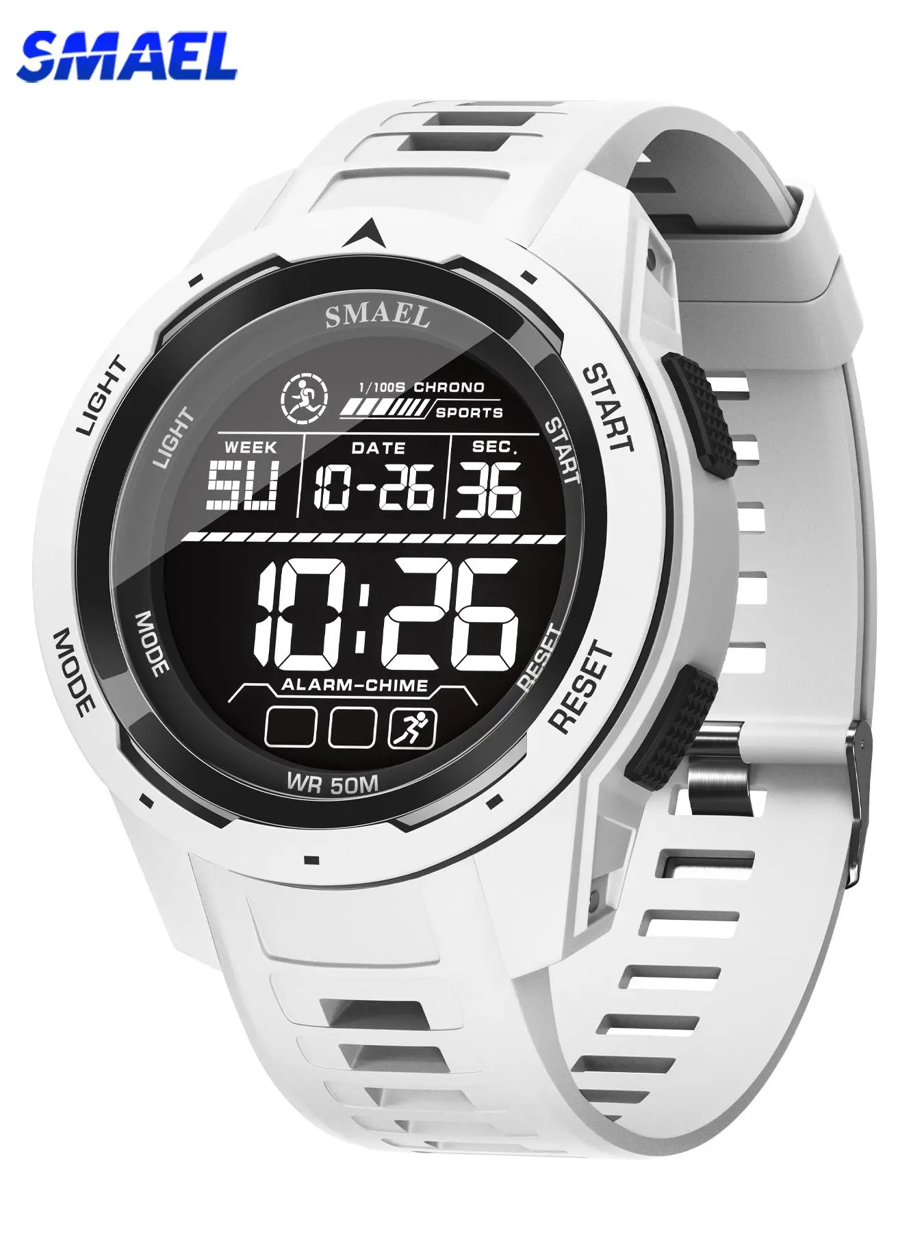 Men's Sportive Digital Watch, Calendrier Digital Watch with Luminous Dial, Waterproof Multifunctional Watch with Digital Display for Men, Water Resistant Watch, Waterproof Wrist Watch, Digital Wristwatch, Waterproof Watches