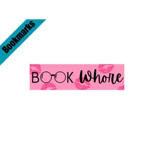 Book Whore Bookmark | Laminated Bookmark | Funny Bookish Gift | Sassy Page Marker | Aesthetic Reading Accessory