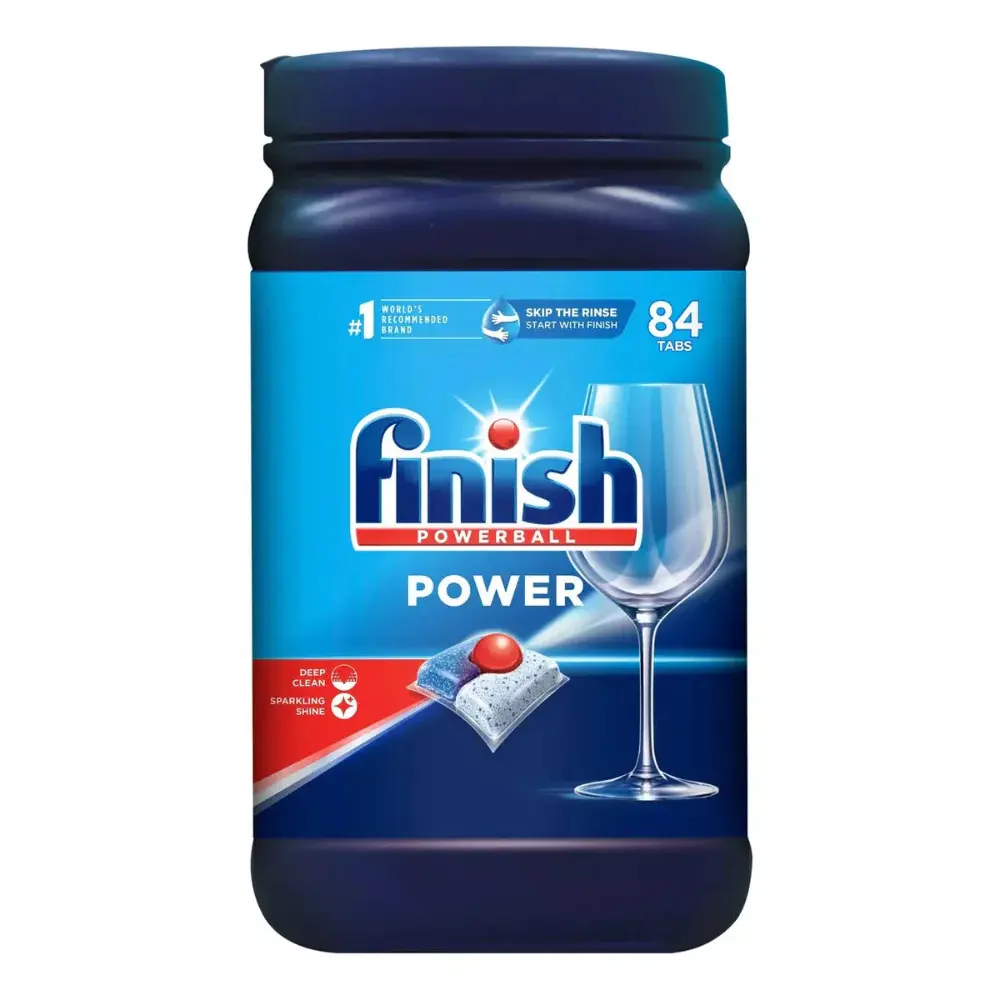 Finish Power, Automatic Dishwasher Detergent Powerball, 84 Tabs
