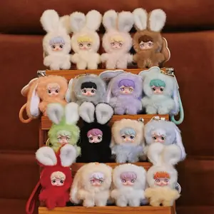 BABYTHREE-YOMI 16 MBTI PF series Mystery Boxes Bag Pendant Bunny Plush Dolls Soft Collectibles