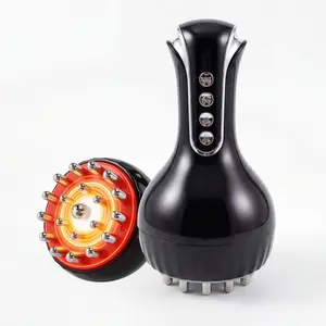 35-Speed 3-in-1 Electric Lymphatic Brush & Meridian Care Tool | Full-Body Muscle Tension Relief, Circulation Support | For Abdomen, Legs, Back, Shoulders | USB Rechargeable Portable TPE Self & Home Care Essential