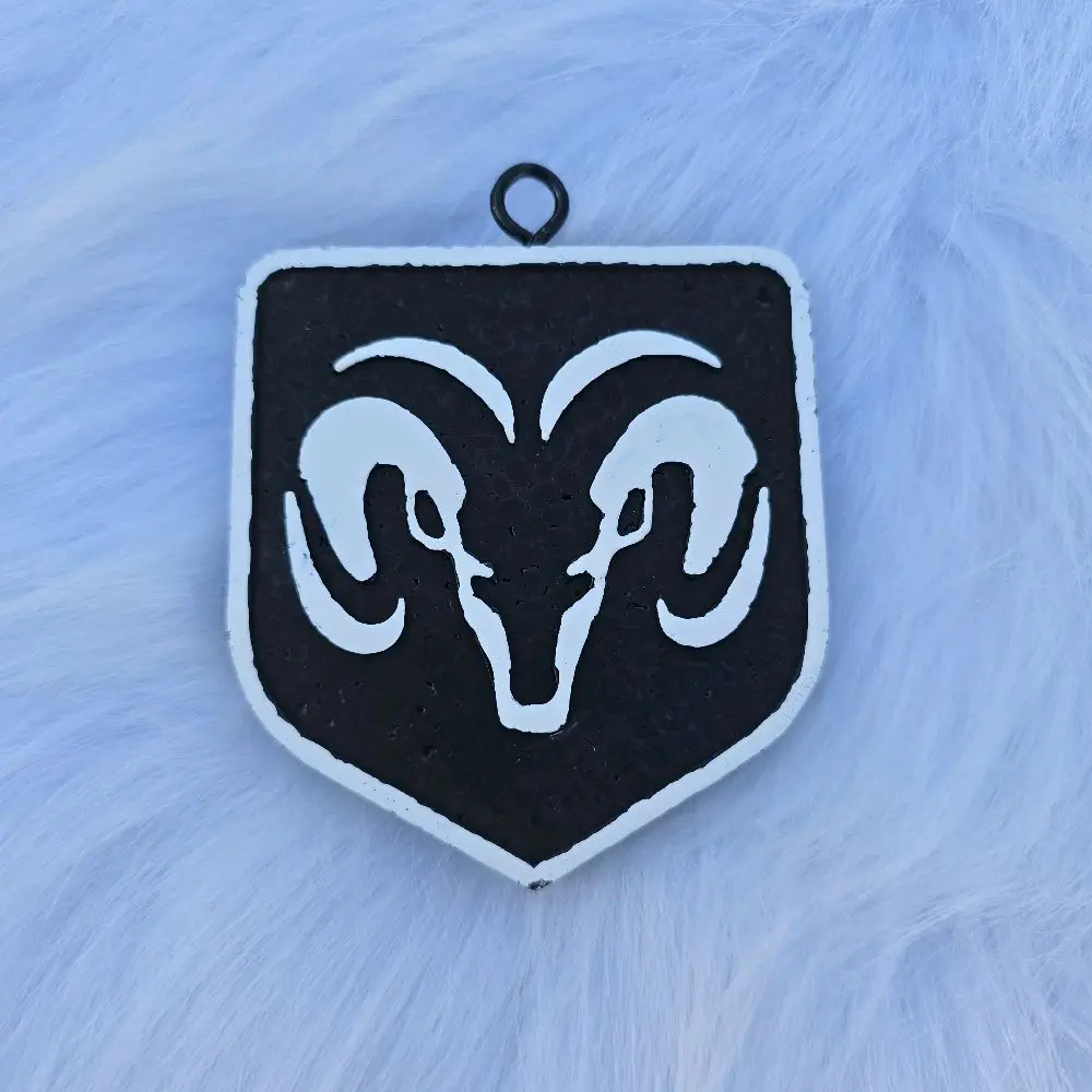 Ram Car Freshie, Car freshener, cowprint car accessorie