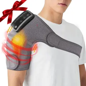 3-In-1 Electric Shoulder Knee Massager, Heating Vibration Massage, Cordless Adjustable Temperature, LED Screen, Christmas Gift