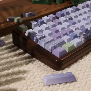 152  Dye Sub PBT Custom Keycaps Cherry Profile  Blossom Keycaps Set Fit for Mechanical Keyboards  Keyboard Cherry Mx Switches