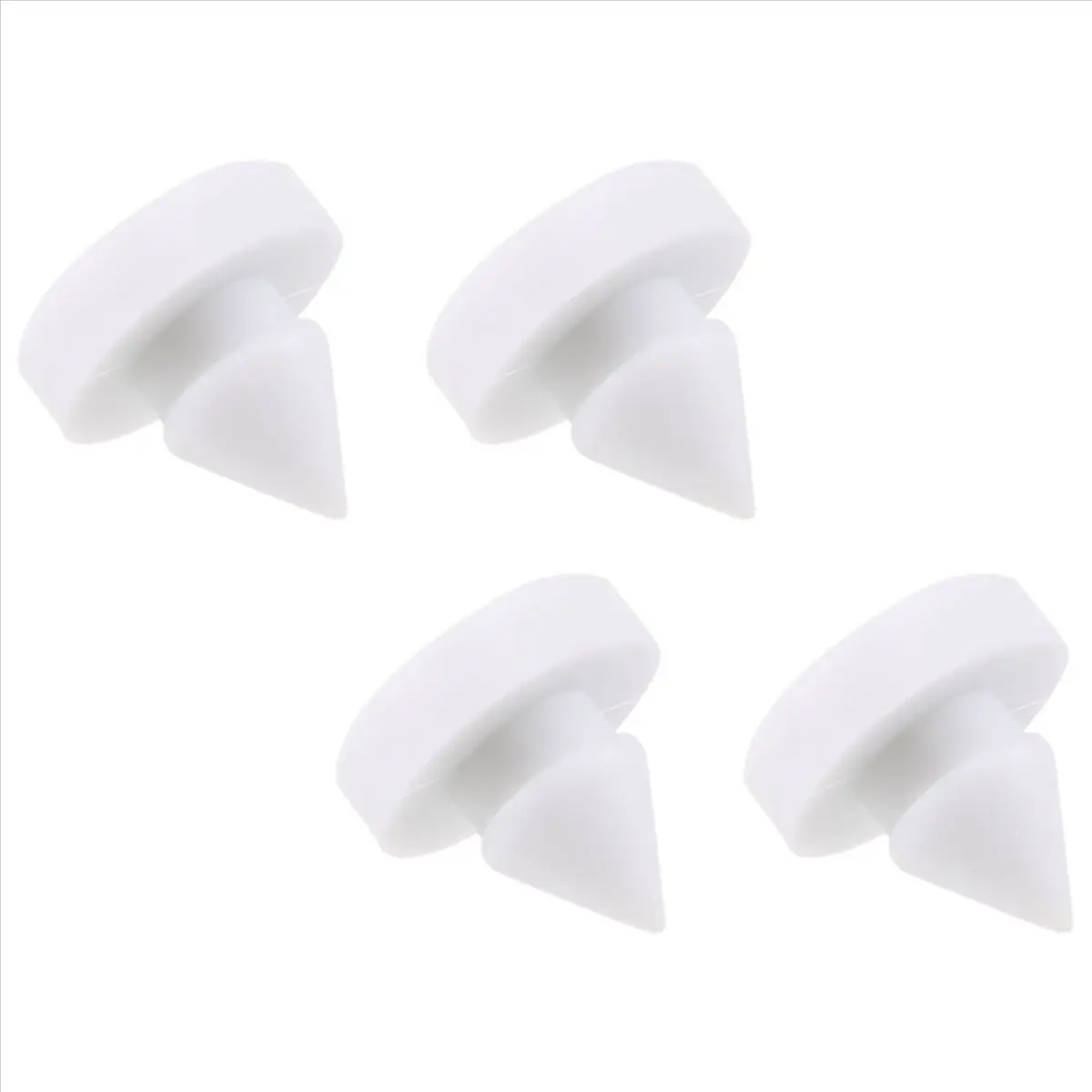 4*Brake/Clutch Pedal Stopper Pad Set (Part No. 46505-SA5-000) - Plastic, About 1.5*1.5cm Auto Parts Accessories, Foot Pedal Components for Honda Civic, Fit, CR-V
