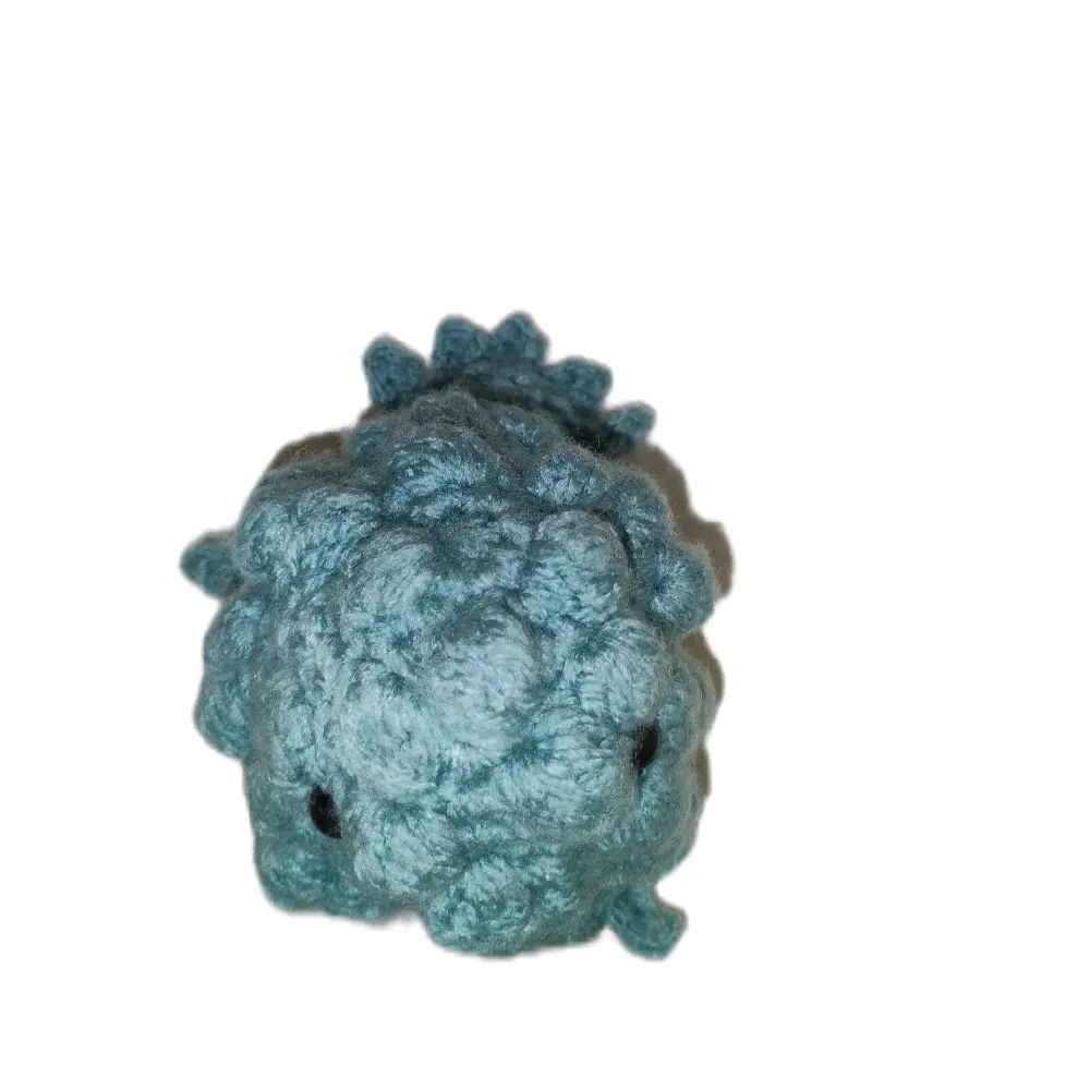 Ugly Puffer Fish Figurine - Blue Textured Design as shown Decor Ornaments