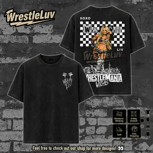 Liv Morgan WrestleMania 42, Wrestling T-Shirt, WWE Vintage Graphic Tee, Unisex Cotton Streetwear, Fan Shirt Gift for Wrestling Lovers