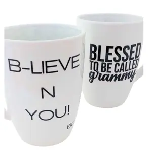 BLESSED TO BE CALLED grammy 12 oz White Mug
