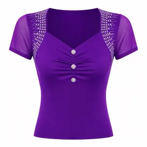 Blusa con diamantina