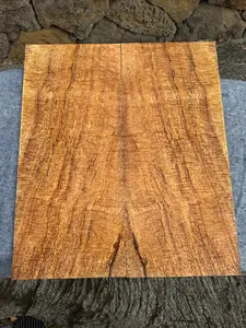 “The Stevie” Curly Mango Electric Guitar Drop Top 2@23”x9 7/8”x7/16”