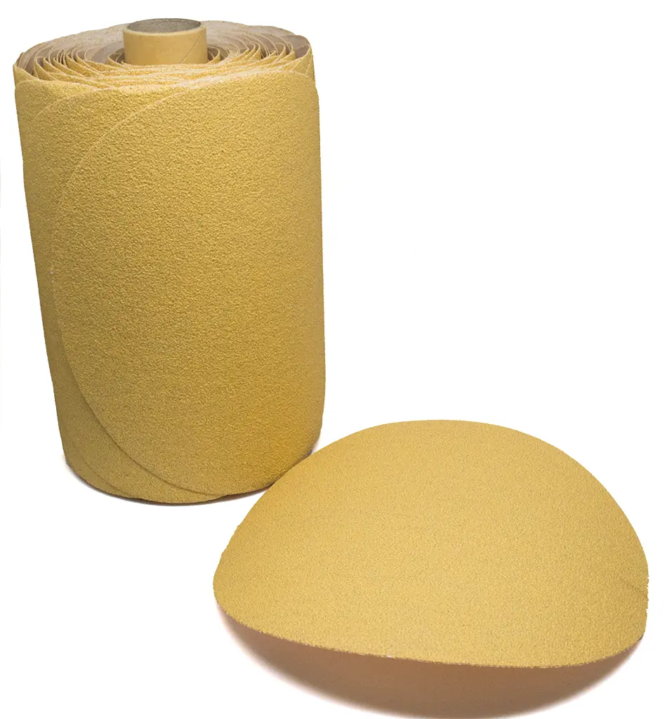 6" Discs on a Roll - PSA Gold DA Sanding Paper