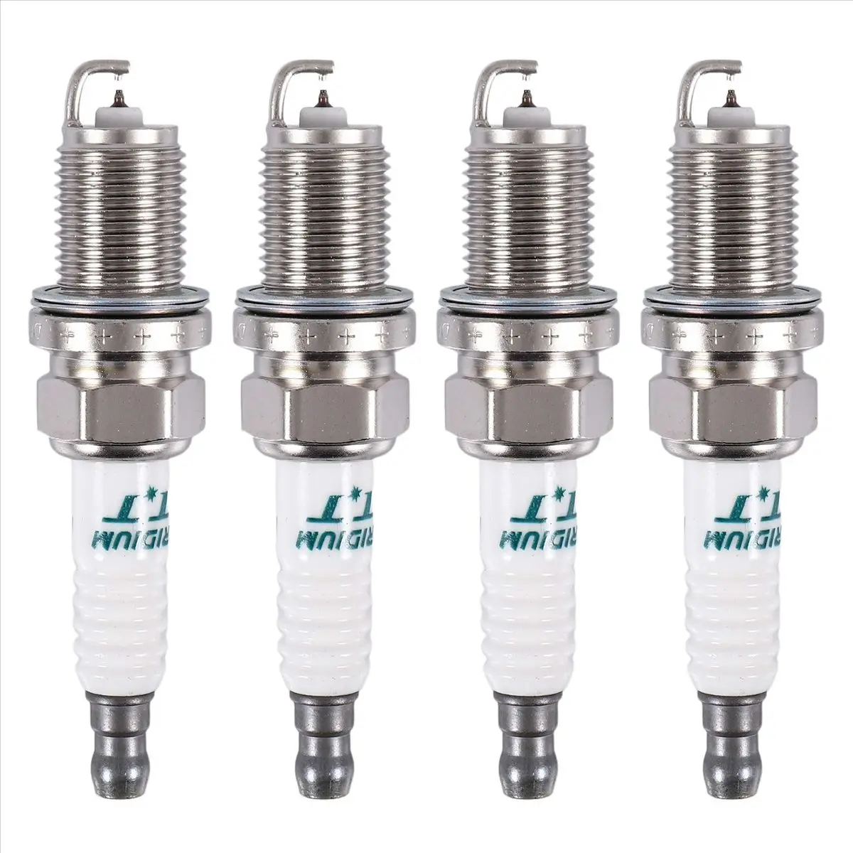 4Pcs New Metal Car Spark Plug Replacement Part, Compatible with Ford, Toyota, Mazda, Honda, Acura, Model IK16TT-4701