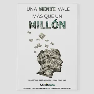 SabioCasa – Una Mente Vale Más Que Un Millón Inspirational Spanish Language Book for Learners & Language Enthusiasts Clear Textbook Style | Encourages Learning & Mindset Growth A Meaningful Friendship, Birthday & Happy New Year Gift