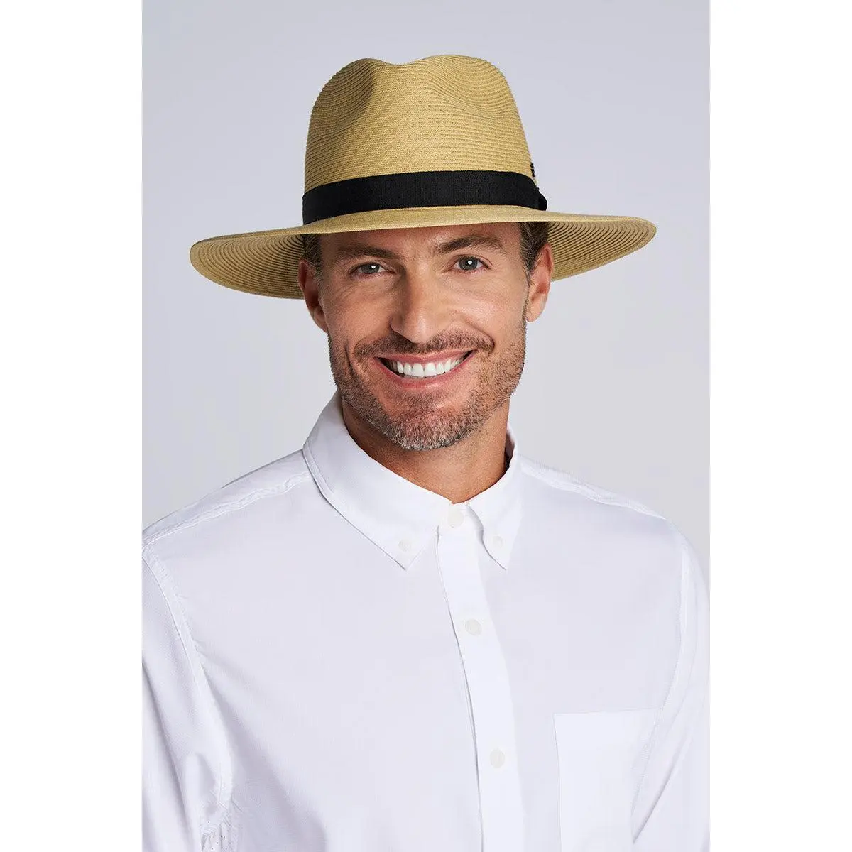Peyton Packable Panama Style Fedora | Toast