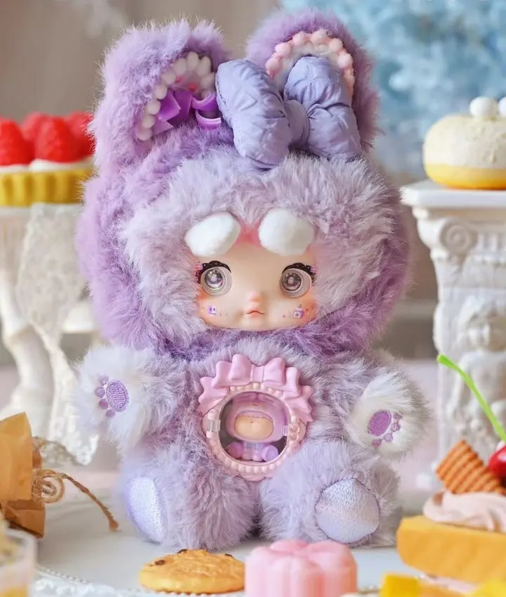 Nommi Sweet Bite Series Plush Blind Box Toy, Cute Stuffed Animals Surprise with 1 Hidden Design, 6 Regular Designs for Collectors, Soft Adorable Stuffed, Cute Design