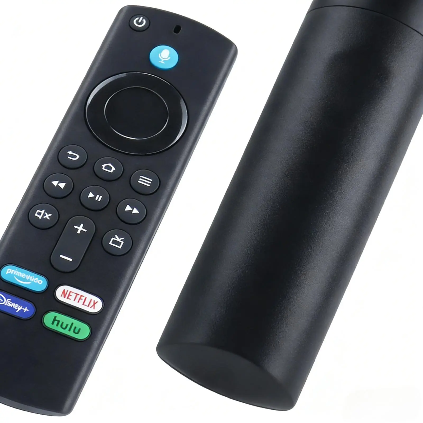 The replacement voice remote control with Durable Build and Intuitive Layout for the TV stick is suitable for Pioneer/Hisense/Omni FireSeries Smart TV 3rd Generation and Cube