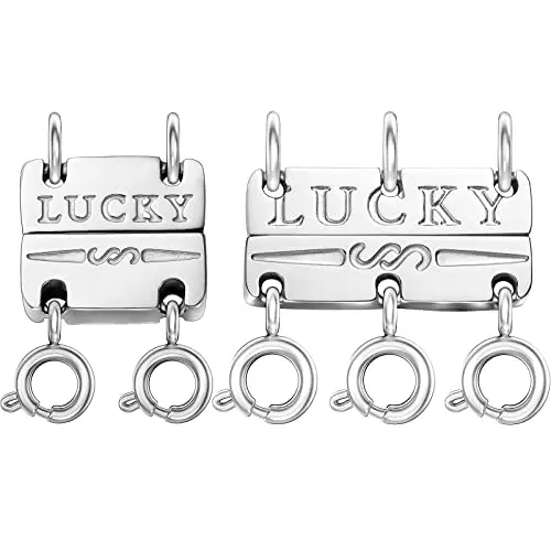 2+3 Clasp   Silver (Double)