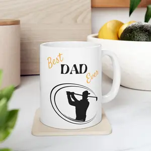 Dad Ever Golf Mug, Father's Day Gift