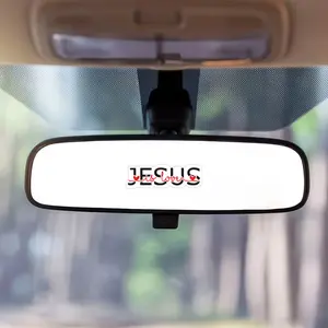 8-Piece God is Good Waterproof Vinyl Sticker 1.2 Inches (Approx. 3 cm), Christian Cross Decal for Car Rearview Mirror Laptop Tumbler Phone, Durable Religious Stickers Gift for Church Friends Family，Universal Car Exterior Accessory