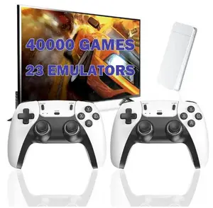 New Upgraded 1.5 Retro Game Stick with  Games HDMI Output Plug and Play Wireless Controller for TV Monitor Video Gamepad Console Made For Gaming Great Holiday Gift for Adults, Teens & Kids Idea Birthday Gift