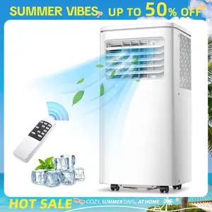 2026 New Model Fast Cooling: Antarctic Star Portable Air Conditioner 8000 BTU (ASHRAE), Remote Control, 2 Fan Speeds, Quiet Operation, Cools 200 sq.ft, 24H Timer, Fan Mode for Bedroom Office Home Dorm summervibes