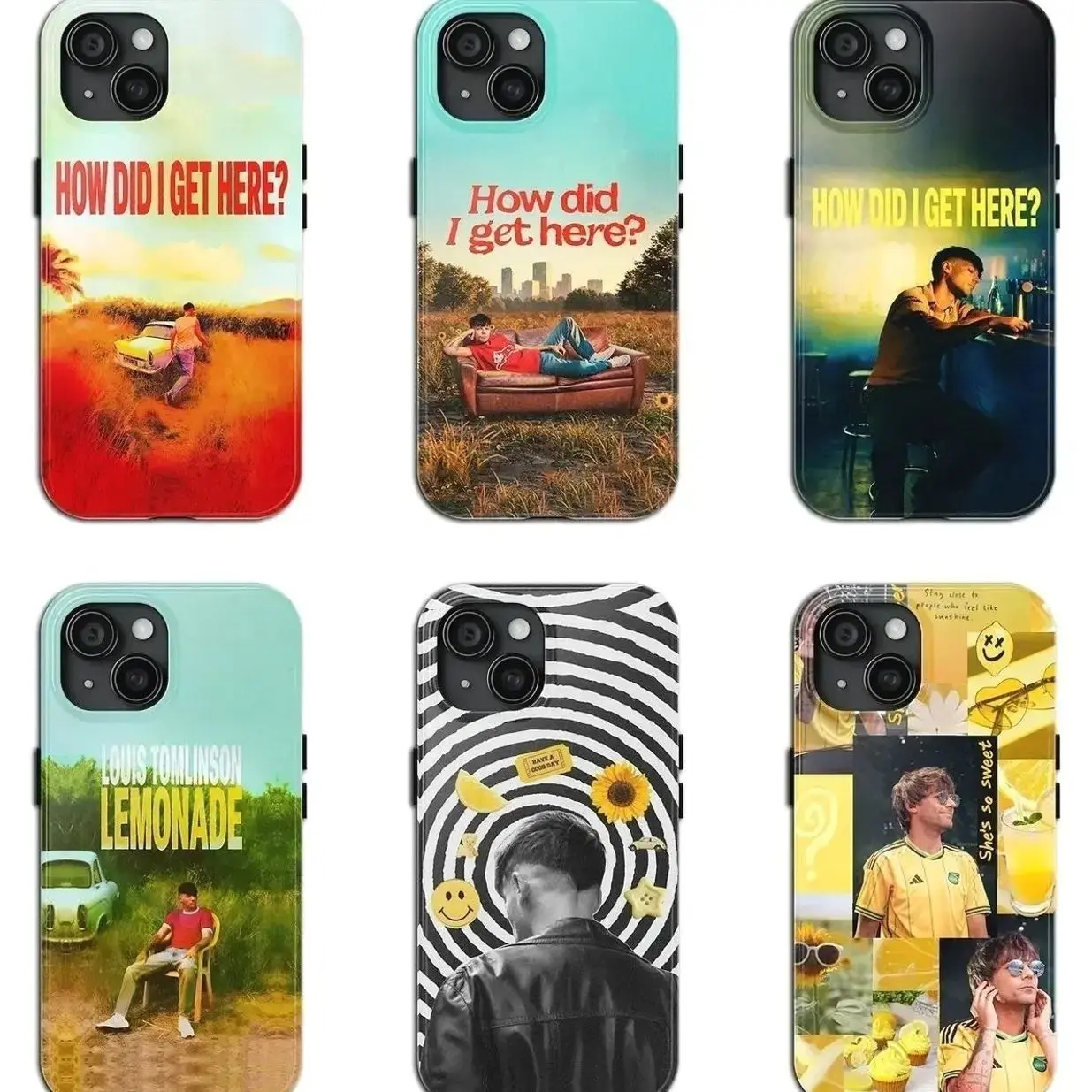 Lemonade New Song How Did We Get Here World Tour 2025 Fan Louis Tomlinson Art Tough Phone Case. Pop Music Singer Aesthetic, Compatible with iPhone X, 11, 12, 13, 14, 15, 16, 17 & more