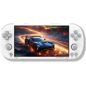 Trimui Smart Pro Handheld Game Console, Preinstalled Emulator Gaming System with 256GB TF Card - White [Linux]