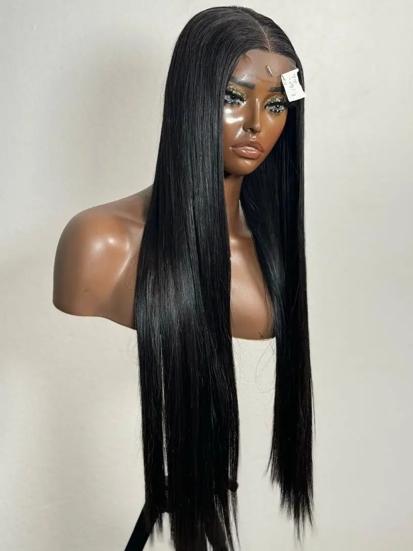 Bone Straight wig, 24inches with 4by4 closure - TikTok Shop