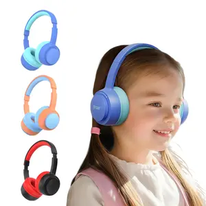 Children's Bluetooth Headphones - Bluetooth 5.3 wireless, 45-hour battery life, 85dB volume limit, super durable - suitable for travel/school, Children's Day, holiday gifts
