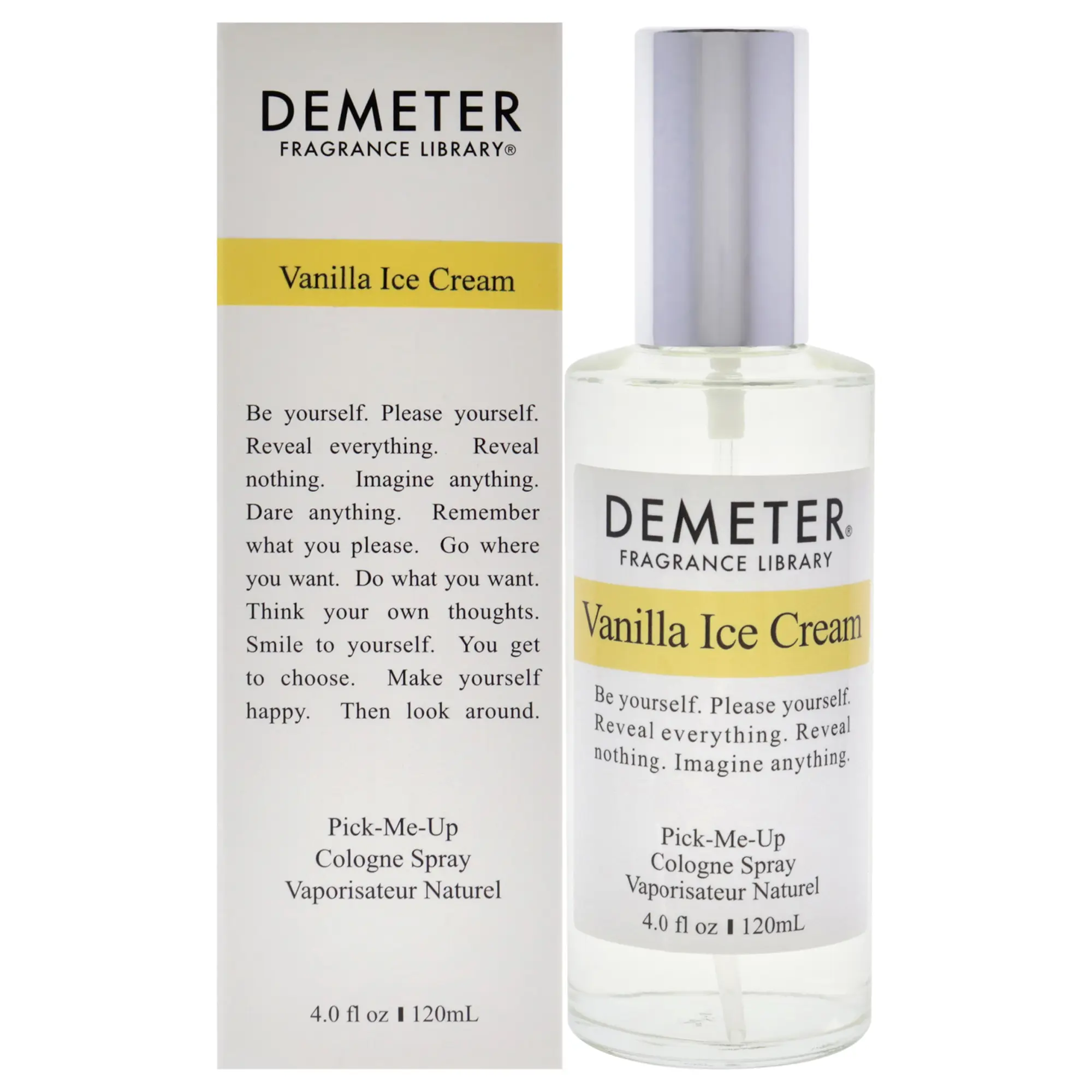 Demeter Vanilla Ice Cream For Women 4 oz Cologne Spray