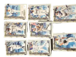 Topps 2025 Holiday MLB L.A Dodgers 8 Players Individual Base Cards Collectible Trading Set