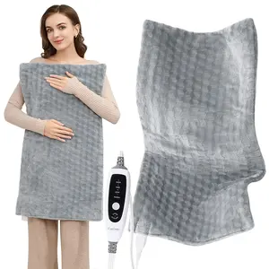 Extra Large Heating Pad for Back Pain Relief - 33"x17", Electric with 4 Temp Settings, 2-Hour Auto Shut Off, Moist/Dry Therapy, Machine Washable