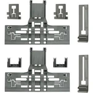 JESE W10546503 WPW10546503 Dishwasher Top Rack Adjuster Kit Fits for Kitchene.aid Ken.more Whirl.pool Dishwasher Rack Adjuster Replacement Parts with W10195840 & W10195839 & W10250160 Part, 8 pcs