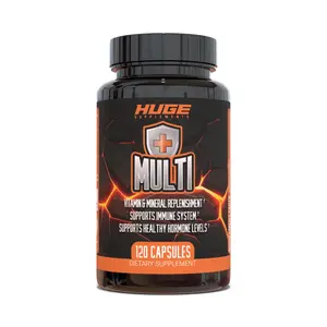 Huge Multi, Multivitamin for Men, High-Performance All-in-One Formula for Athletes, Vitamin & Mineral Replenishment