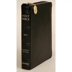 Catholic Bible-RSV-Compact Zipper -- Oxford University Press, Leather / Fine Binding
