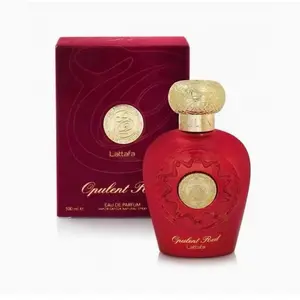 Lattafa Perfumes Opulent Red for Unisex Eau de Parfum Spray, 3.4 Ounce