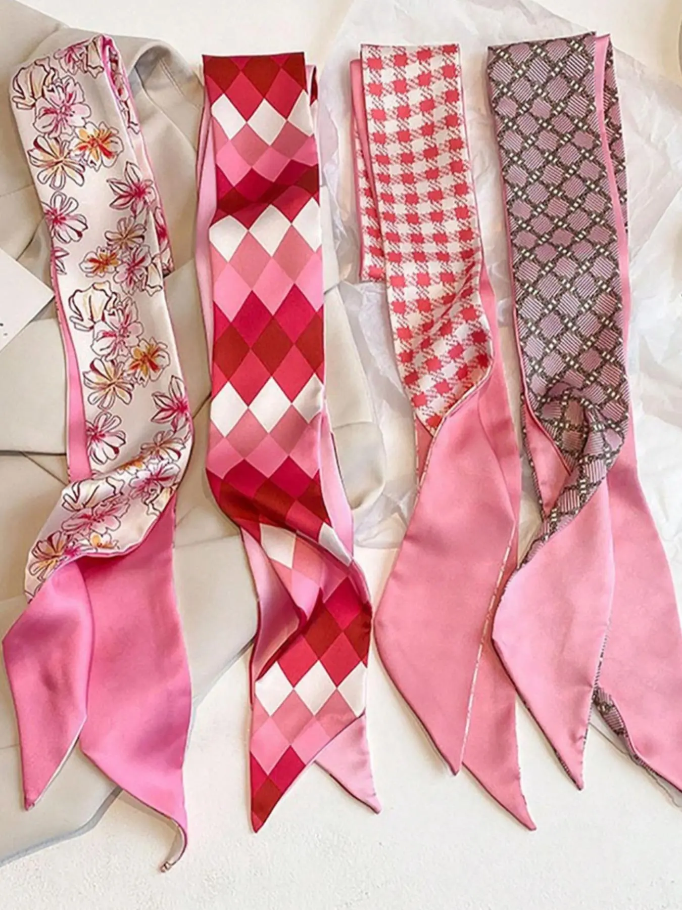 Women's Floral & Plaid Patterns Headbands, Hair Ties, Summer Hair Accessories, Hair Accessories for Women & Girls, Daily Wear Hairbands