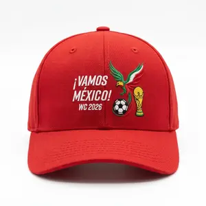 World Cup 2026 Football Fan Hat for Men Women, Adjustable Outdoor Cap, Breathable Cotton Streetwear Hat, Casual Travel Style, TikTok Trending