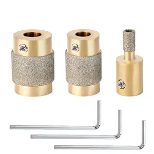 Bits 3 PCS Stained Grinding Wheel Includes 1 3/4 1/4 Inch (MCB 1'' 1/4'' 3/4'')