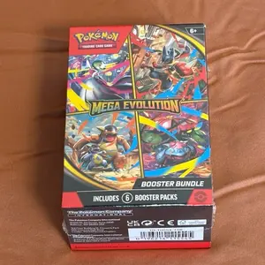 Pokémon Mega Evolution Booster Bundle - Includes 6 Booster Packs for Trading Card Game