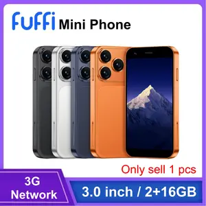 Mini Smartphone Fuffi, Touch Screen Phone, 3-Inch Display, Dual Sim Card Slot, 2gb RAM + 16GB Storage, Android Os, 3g Network, 900mah Battery, Type-C Charging