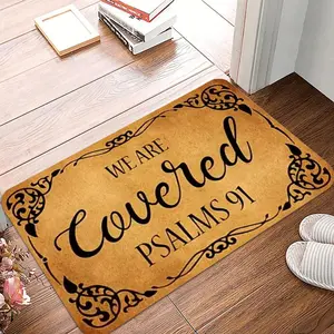 1pc 'Love Red' Entrance Mat Interior Mat Innovative Door Mat Living Room Bedroom Carpet Decorative Rug Mat Decoration Photography Props Outdoor Decoration