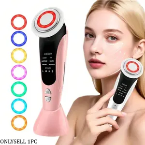 2027 New Seven-In-One Facial Beauty Instrument, USB Rechargeable, Portable Home Care Device, Suitable for Eyes Face Neck, Unisex Gift