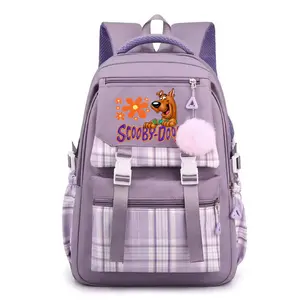 Viral TikTok Scooby-Doo Anime Backpack 2025! Full-Print Design + 17" Laptop Compartment  Waterproof & 3 Quick-Access Pockets for School/Con/Travel