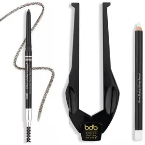 Billion Dollar Beauty Bundle Brow Buddy Kit With Ruler and Universal Brow Pencil