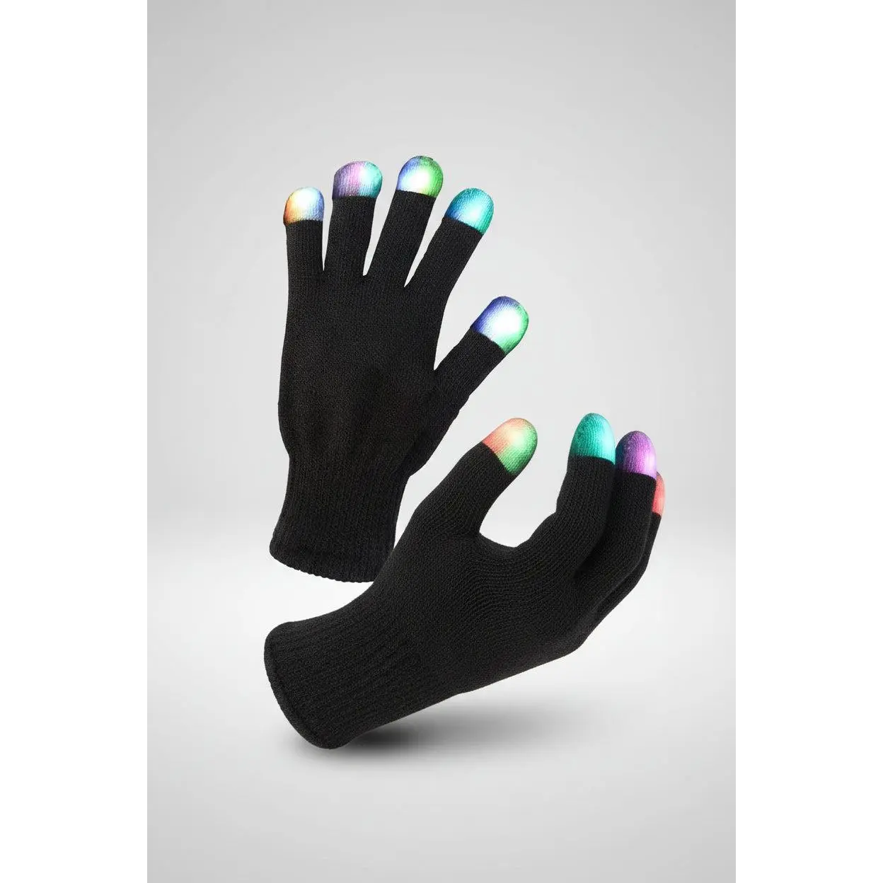 LED Fingertip Glow Gloves