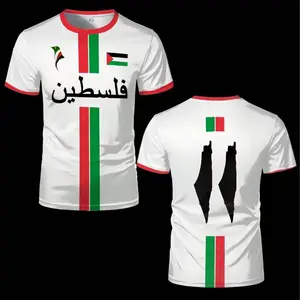 2026 New Palestine Football T-Shirt, Summer Unisex Palestine Jersey, Vintage Soccer Shirt, Perfect Gift for Fans and Sports Events, Sports Top