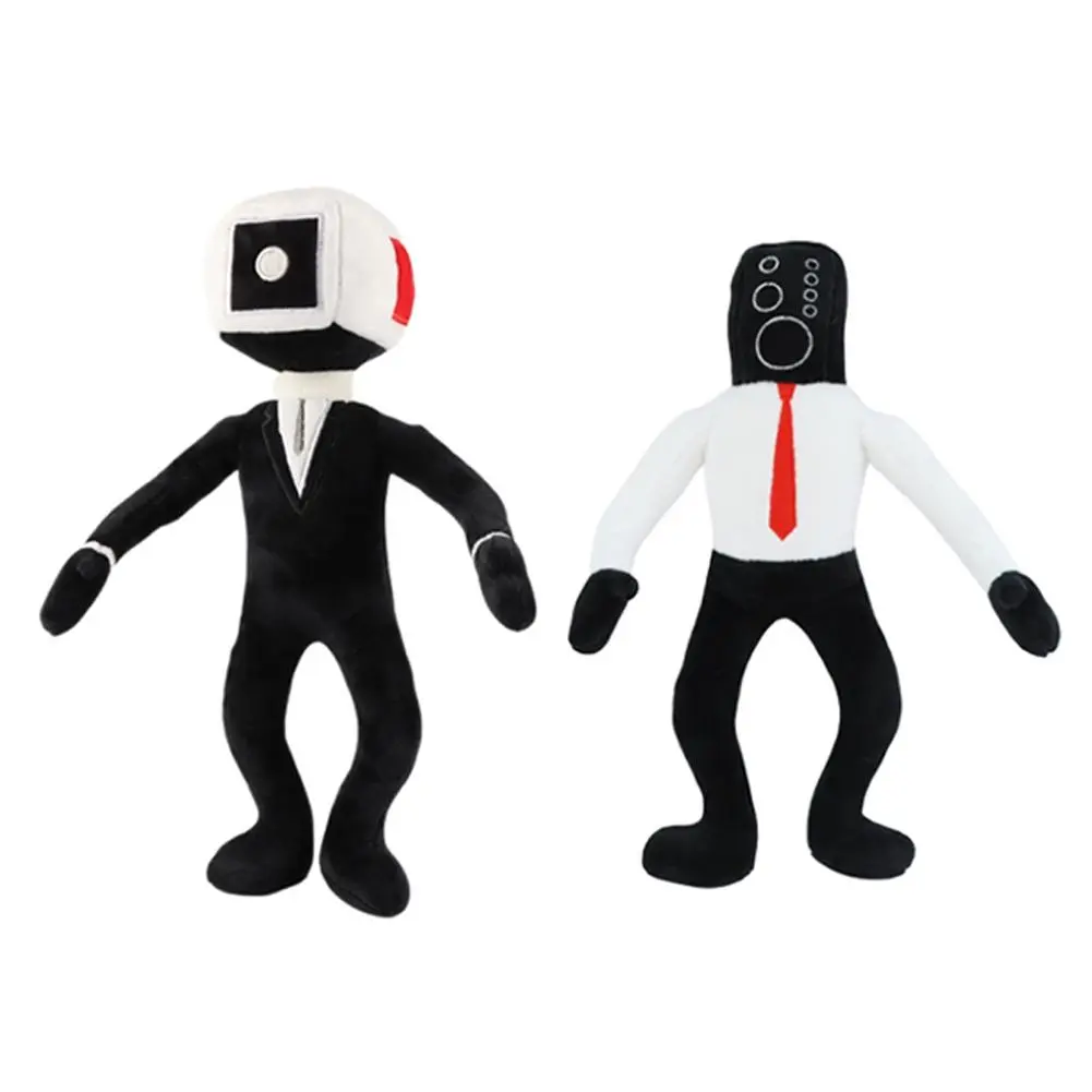 Skibidi Toilets Plush Bosses TV Man Cameraman Plush Toys Red Soundman Pillow Quirky Creative Stuffed Animals Doll Gift for Fans