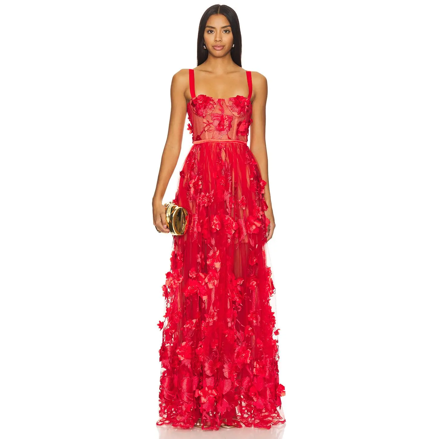 Bronx Banco x REVOLVE Anastasia Maxi Dress in Red